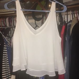 Loose dressy/casual tank crop